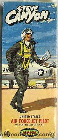 Aurora 1/8 Steve Canyon United States Air Force Jet Pilot, 409-98 plastic model kit